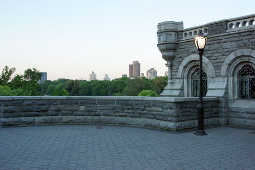 A small castle found in the middle of Central Park