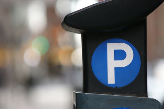 A parking meter found on the streets of New York City