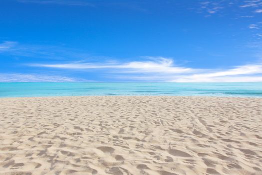 Beautiful Beach and tropical sea, Holiday background