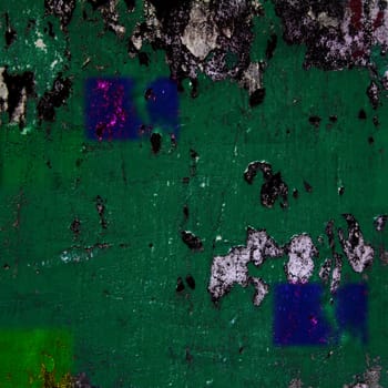 Abstract grunge green wall for background