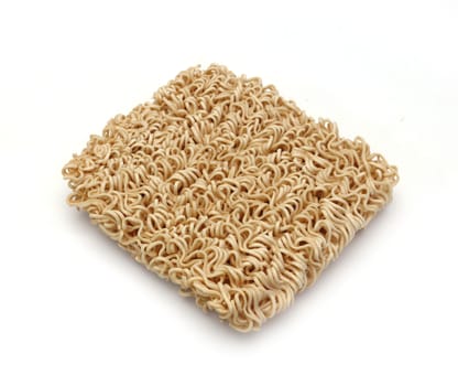 Noodles of fast preparation on with background 