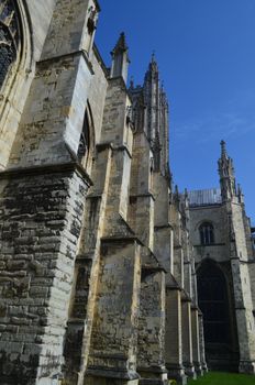 The Historic Cathedral in the County of Kent,England.