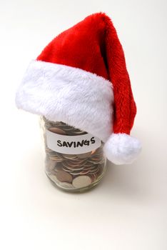 winter holiday savings at christmas concept