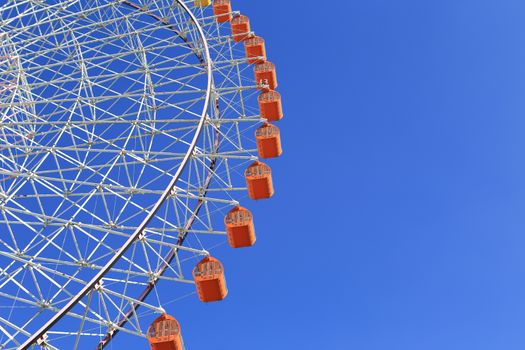 Ferris Wheel - Osaka City in Japan