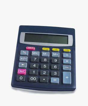 calculator with euro converter and isolated with white  background