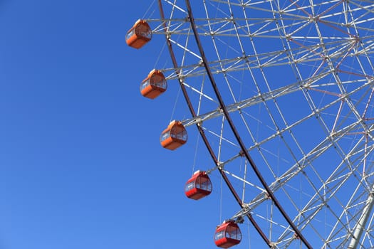 Ferris Wheel - Osaka City in Japan