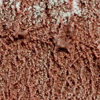 Chocolate ice cream texture for background