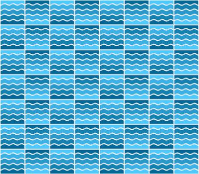 background or texture blue blocks set wave pattern