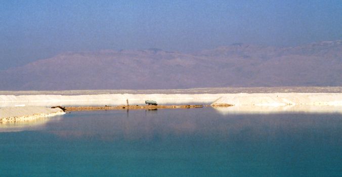 salt refinery in the dead sea in Israel