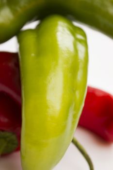 Composition of fresh and vibrant peppers.