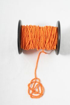 Roll of Twine isolated on a White Background