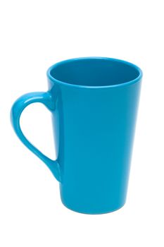 new blue mug on a white background