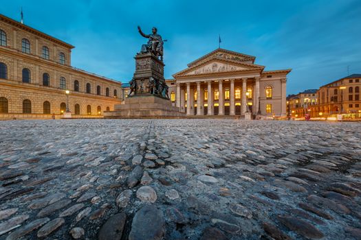 The National Theatre of Munich, Located at Max-Joseph-Platz Square in Munich, Bavaria, Germany