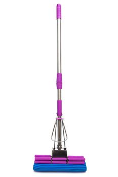 modern mop for washing floors on a white background