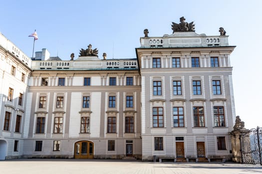 Prague castle Located in the Hradcany district is the official residence and office of the President of the Czech Republic.