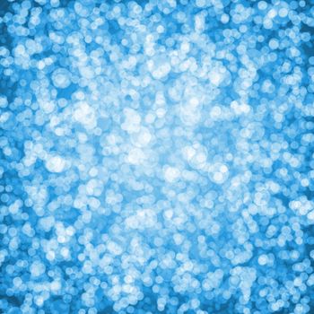 blue abstract background with bokeh circles