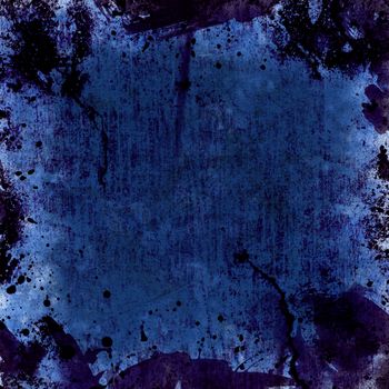 the image of the art on blue paper