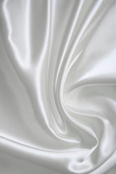 Smooth elegant white silk can use as background
