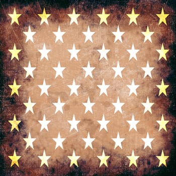 the image of the american flag on the old paper