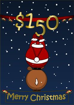 Merry Christmas - 150 Dollar- gift certificate 