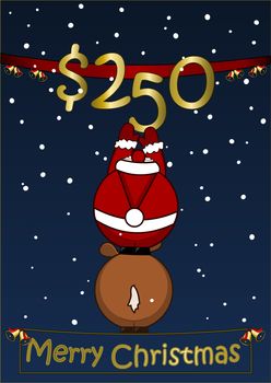 Merry Christmas - 250 Dollar- gift certificate 