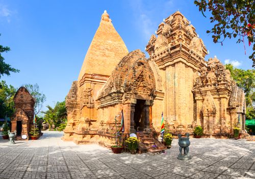 The towers of Po Nagar near Nha Trang in Vietnam
