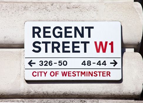 Regent Street in central London.