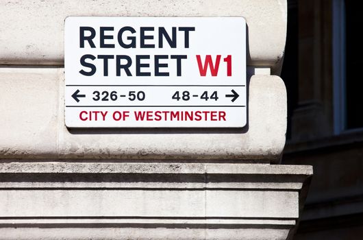 Regent Street in central London.