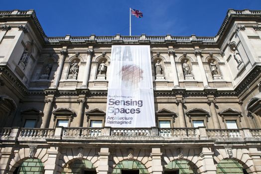 Burlington House in London which houses the Royal Academy of Art.