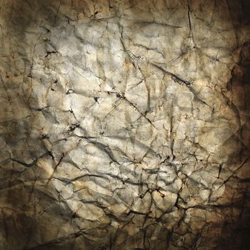 Old crumpled paper texture