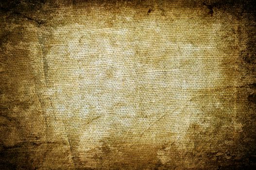 Dirty brown canvas texture