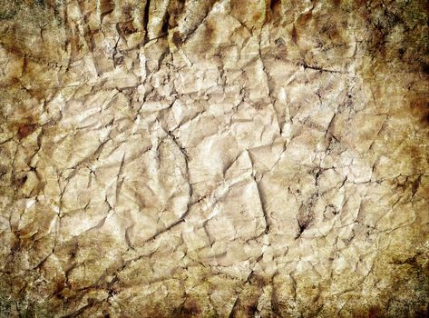 Old dirty crumpled paper texture