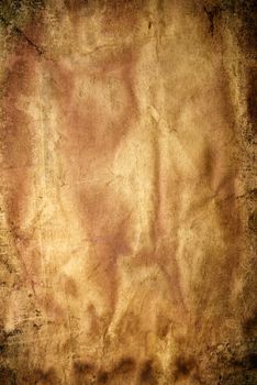 Old dirty crumpled paper texture