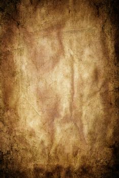 Old dirty crumpled paper texture