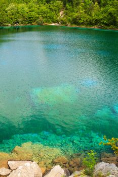 View of Cornino lake in Friuli Venezia Giulia, Italy