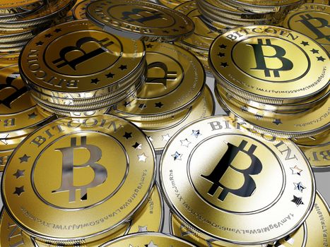 lots of bitcoins - the new virtual money