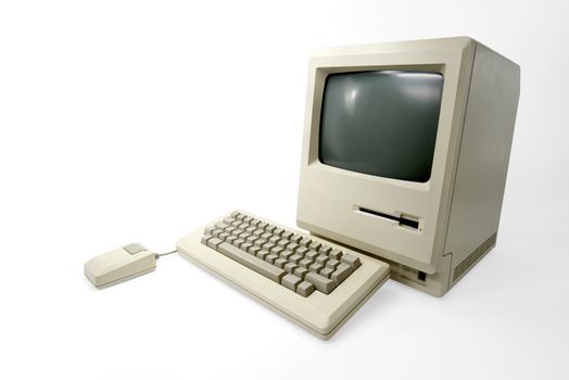 Apple Macintosh 128k from 1984, the vintage iMac