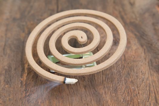 Burning mosquito coil for Insect repellent and mosquitoes