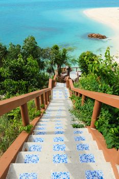 Stair down to the beach