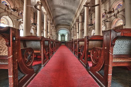 Beautiful Interior of St George's cathedral Chennai