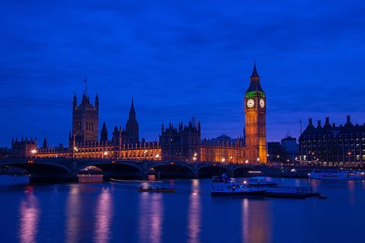 Big Ben and Westminister the House of Parliament, London, UK