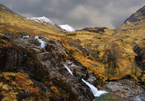 glaciers melting across beautiful sottish landscape