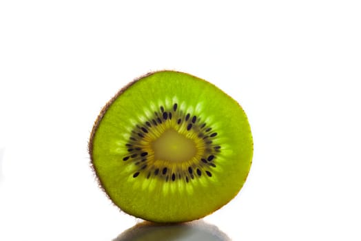 Kiwi fruit isolated on a white background