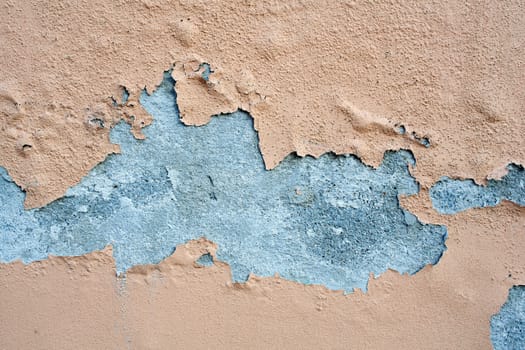 Close up of cracked wall