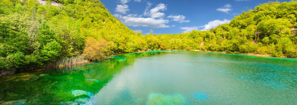 View of Cornino lake in Friuli Venezia Giulia, Italy