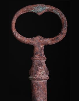 detail od a 18th century antique key