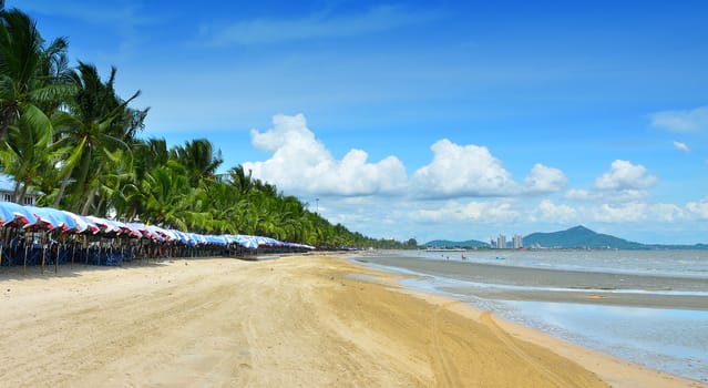 Bangsan beach, Chonburi, Thailand