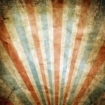 Dirty retro striped background