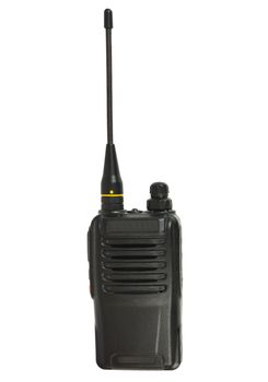 Industrial portable transceiver. Isolated on the white background