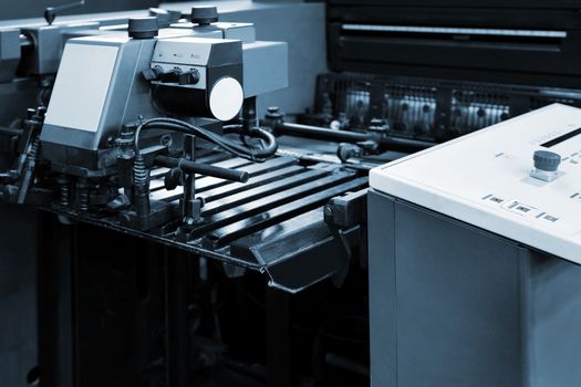 Polygraphic equipment in a modern printing house